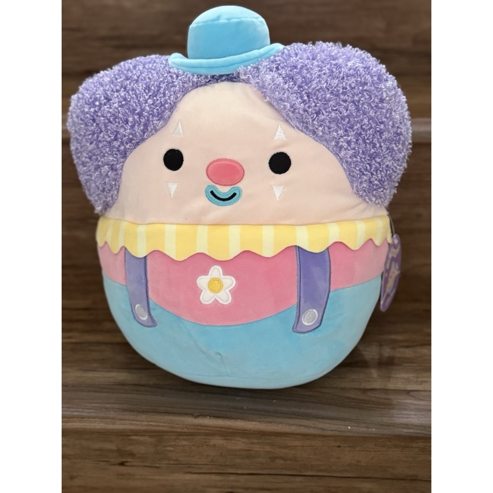 NEW Squishmallows Easter 2025 - LIDA ROSE the Easter Clown - 12" Inch Plush‎ Toy